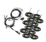 HD 3100 Lumen Waterproof PURE WHITE Rock Light Kit