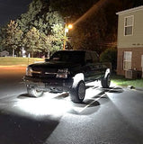 9100 Lumen, Complete PURE WHITE Rock Light Kit