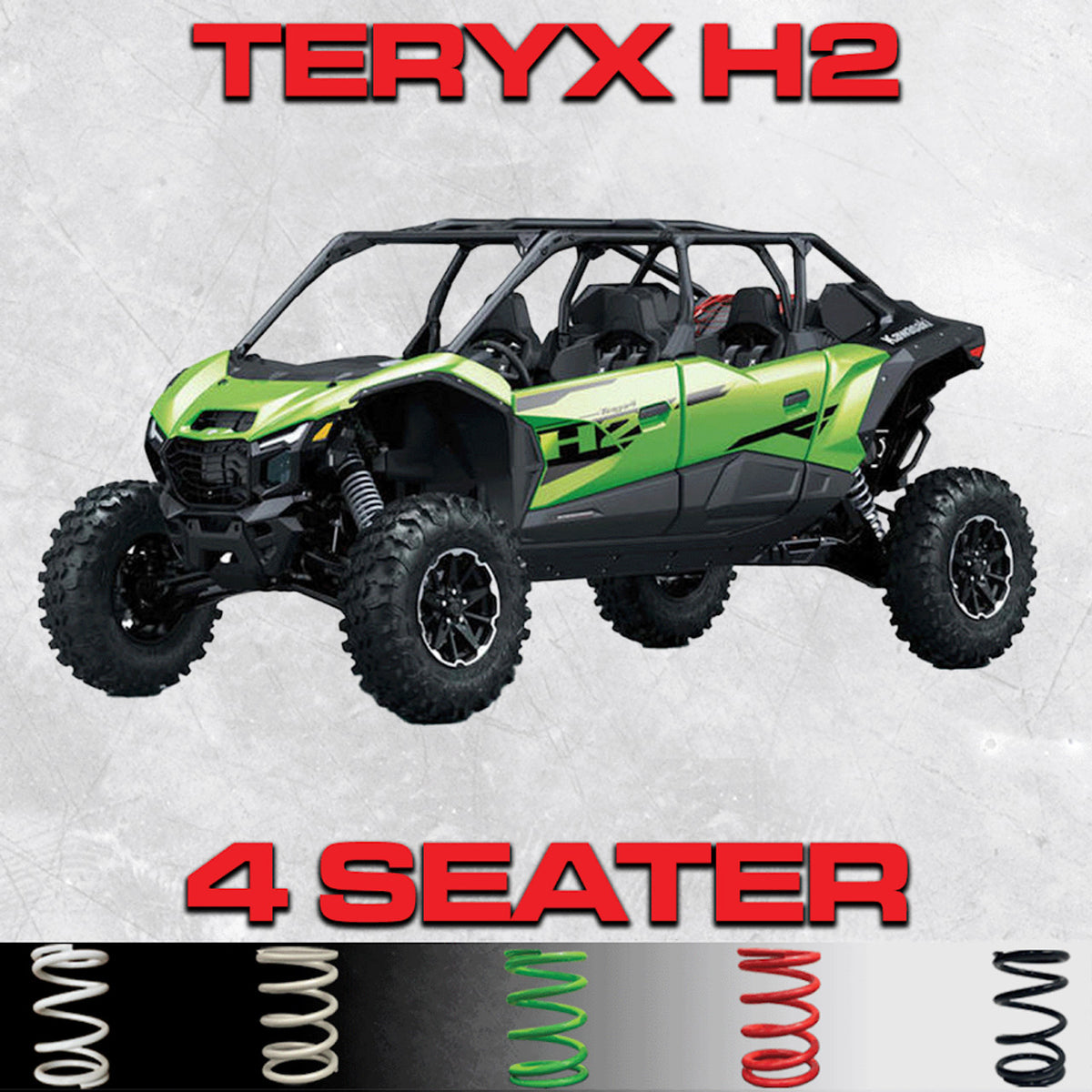 KAWASAKI TERYX H2 1000 4/5 SEAT TENDER SPRING KIT – Razor Edge Design