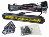 10″ 50w Amber Straight Single Row LED Light Bar