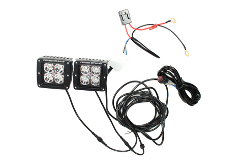 3" Square Spotlight Strobe LED Pods Remote control